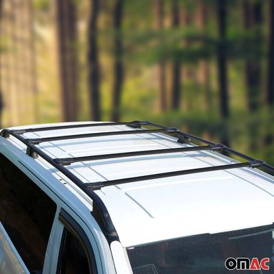 2010-2014 Mercedes Vito W639 Roof Rack Cross Bars 4Pcs Black