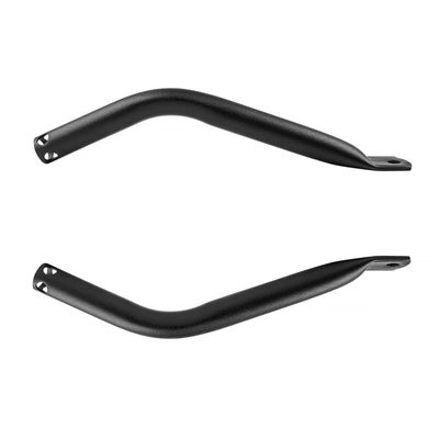 1997-2018 Jeep Wrangler TJ JK Quick Release Black Steel Round Side Mirrors