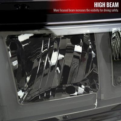 2019-2024 Dodge RAM 2500/3500/4500/5500 LED Factory Headlights Chrome/Smoke
