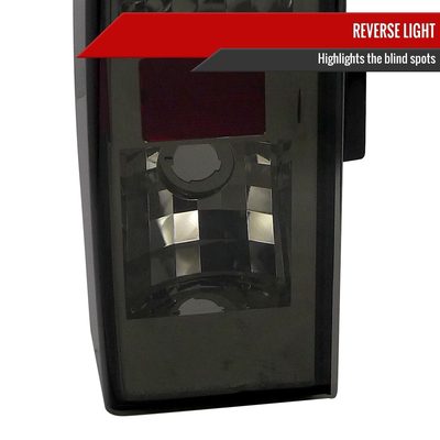 2005-2010 Hummer H3 Tail Lights Chrome Housing/Smoke Lens