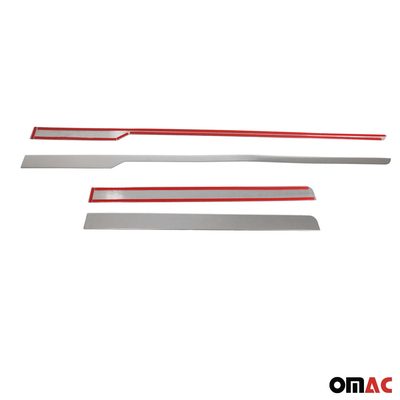 2022-2026 Hyundai Tucson Side Door Molding Trim Stainless Steel Silver 4x