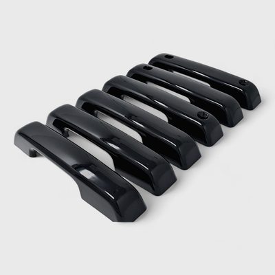 2023-2024 Ford F-250/350/450/550 Door Handle Cover Gloss Black 6Pcs ABS Plastic