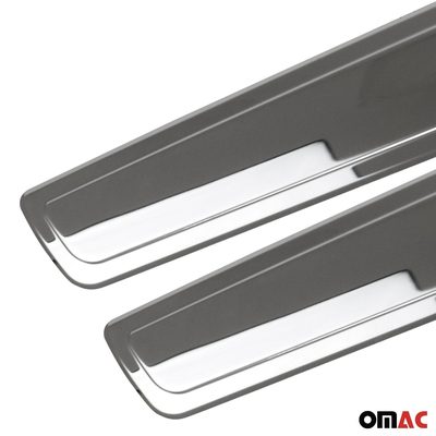 2016-2021 Mazda CX-3 Side Door Molding Trim Skirt Garnish Stainless Steel Silver 4 Pcs