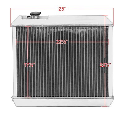 1963-1966 Pontiac Bonneville V8 3 Row Core Radiator with Fan Shroud
