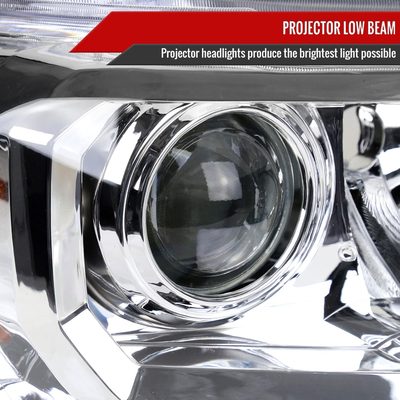 2016-2023 Toyota Tacoma Chrome Clear Projector Headlight Passenger Side Only