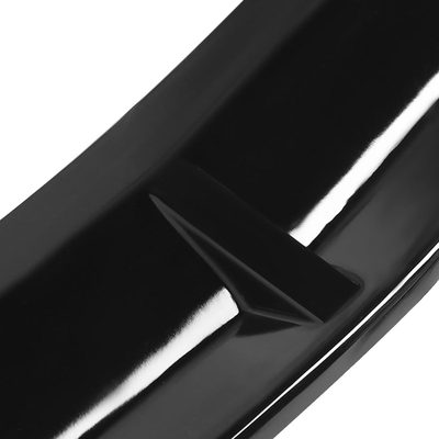 2015-2018 Mercedes Benz W205 C Class Glossy Black 3Pcs Bumper Lip Spoiler