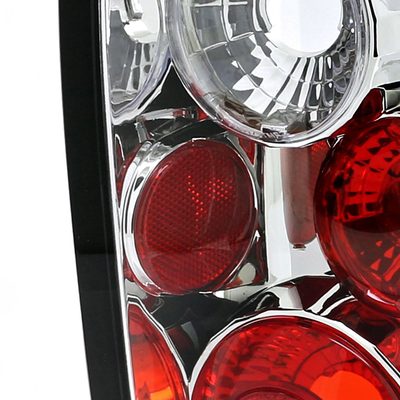 2001-2005 Ford Ranger Tail Lights Chrome Housing/Clear Lens