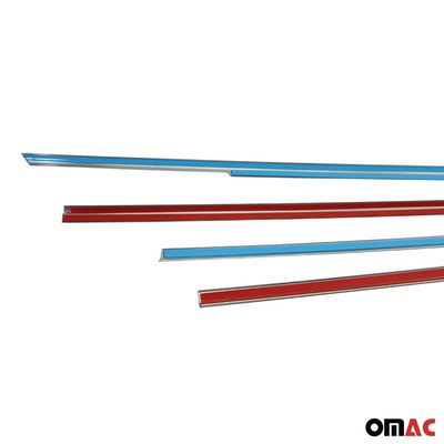2001-2005 Honda Civic Sedan Window Molding Trim Streamer Stainless Steel
