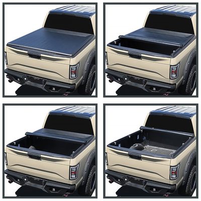 2019-2022 Dodge RAM 1500 Crew Cab 6.4ft Bed 1PC Soft Roll Up Tonneau Cover