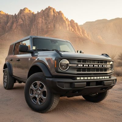 2021+ Ford Bronco Standard Bumper 40in Light Bar PRO