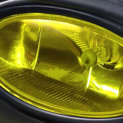 2002-2004 Acura RSX H11 Fog Lights Kit Chrome Housing/Yellow Lens