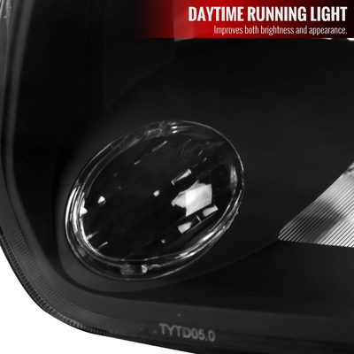 2005-2006 Toyota Tundra / SR5 Limited Sequoia Headlights Corner Signal Black