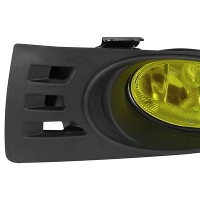2003-2005 Honda Accord Coupe H11 Fog Lights Kit Chrome Housing/Yellow Lens