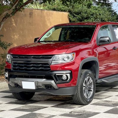 2021-2022 Chevrolet Colorado Fog Lights Kit Chrome Housing/Clear Lens