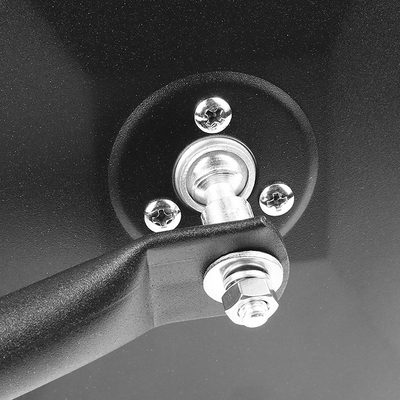 1997-2018 Jeep Wrangler TJ/JK Quick Release Black Steel Square Side Mirrors