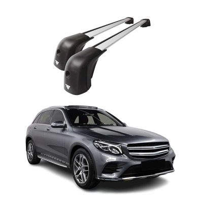 2016-2022 Mercedes GLC Class X253 Roof Racks Cross Bars Silver