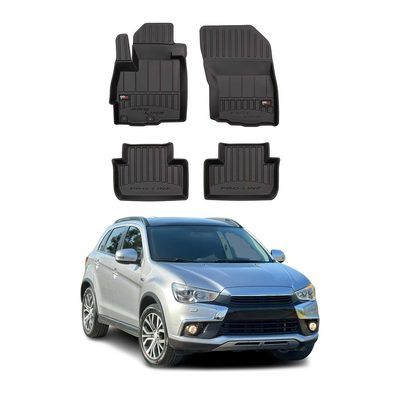 2011-2024 Mitsubishi Outlander Sport Premium Floor Mats Liners Full Set All Weather Heavy Duty