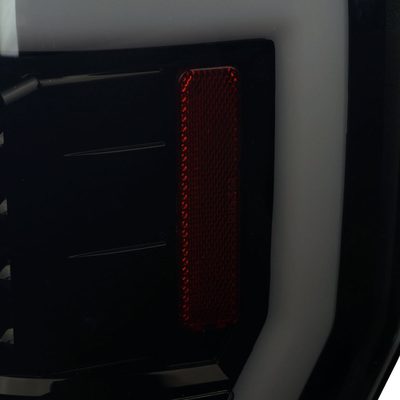 2017-2019 Ford F-250/350/450/550 LED Bar Tail Lights Glossy Black/Dark Smoke