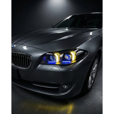 BMW 5 Series F10 / F18 LED Headlight Assembly with High / Low Beam 2011 - 2017