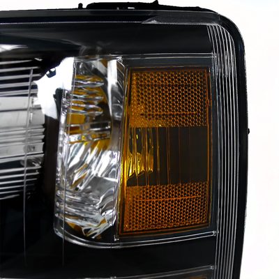 2007-2013 Chevy Silverado 1500/ 2500HD 3500HD Factory Headlights Matte Black