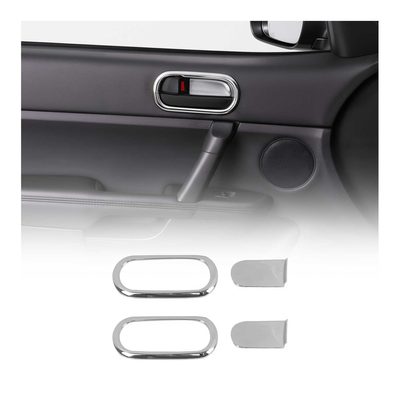 2016-2023 Mazda MX-5 Miata Car Door Handle Cover Protector Silver Chrome