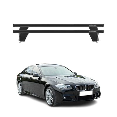 2011-2016 BMW 5 Series F10 Sedan Roof Rack Cross Bars Black