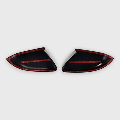 2015-2024 Ford Edge Mirror Cover Caps Gloss Black 2Pcs ABS Plastic