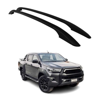 2016-2023 Toyota Hilux Roof Rack Rails Side Rails Black