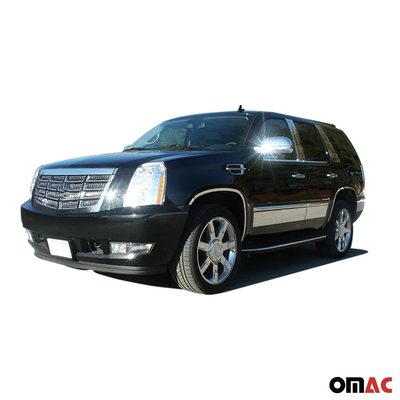 2007-2014 Cadillac Escalade Stainless Steel Pillar Trim 6Pc