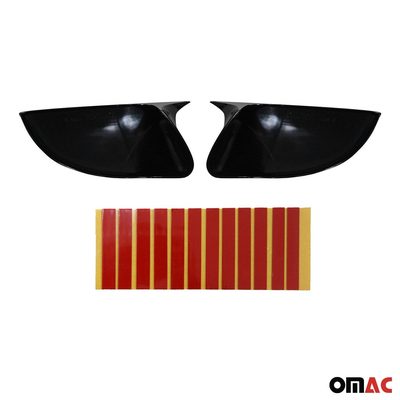 2010-2014 VW Golf Mk6 Side Mirror Cover Caps Piano Black 2 Pcs