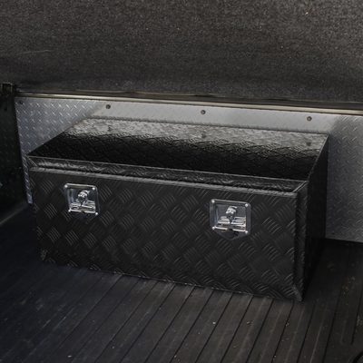 36" Heavy Duty Black Underbody Truck Tool Box w/ T-Handle Latches Locks & Keys