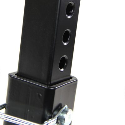 Universal Black Steel Adjustable Truck Bed 2" Hitch Extender
