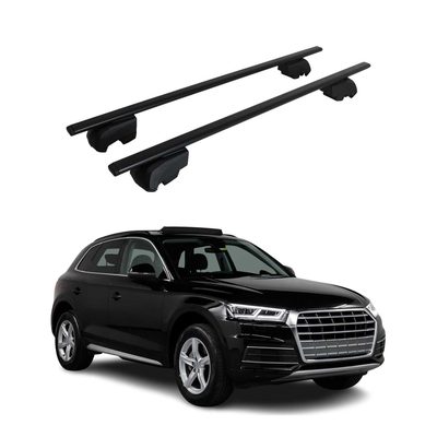 2018-2025 Audi Q5 SQ5 2.gen Roof Rack Cross Bars Silver Luggage Carrier 2 Pcs