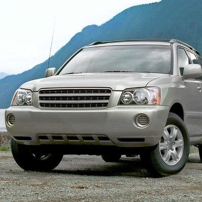 2001-2003 Toyota Highlander Factory Style Headlights Chrome/Clear Lens