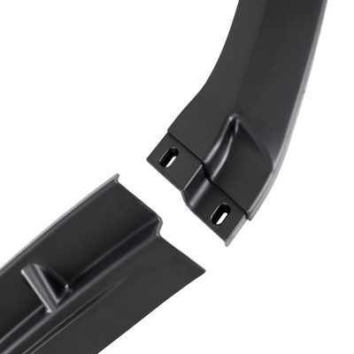 2013-2014 Ford Mustang Matte Black 3Pcs Front Bumper Lip Splitter Kit
