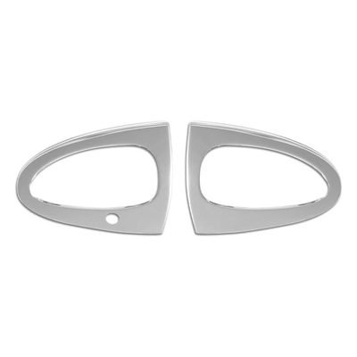 2007-2015 Smart ForTwo Car Door Handle Cover Protector Stainless Steel Chrome 2 Pcs
