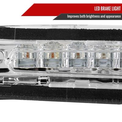 2005-2009 Ford Mustang LED 3rd Brake Light Chrome Housing/Clear Lens