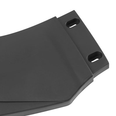 Universal Matte Black Polypropylene 3Pcs Bumper Lip Splitter Spoiler Set