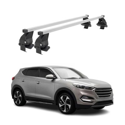 2016-2021 Hyundai Tucson Roof Rack Cross Bars Silver