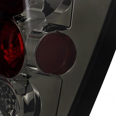2005-2006 Jeep Grand Cherokee Tail Lights Chrome Housing/Smoke Lens