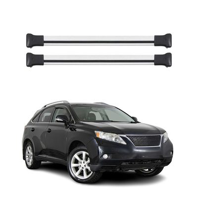 2010-2015 Lexus RX350 / RX450h Roof Rack Cross Bars Silver