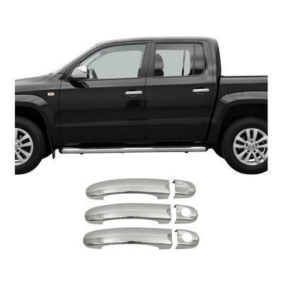 2011-2018 VW Touareg Car Door Handle Cover Protector Stainless Steel Chrome 8 Pcs