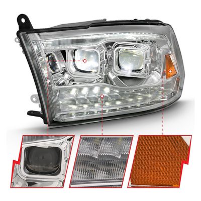 Fits 2009-2018 Ram 1500, 2010-2018 2500/3500, 2019-2023 1500 Classic (ANZ-111465)