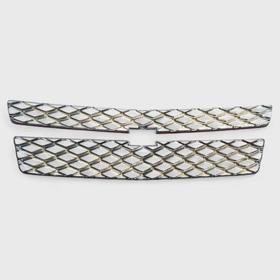 2015-2020 Chevrolet Suburban / Tahoe Grille Overlay Chrome 2Pcs ABS Plastic