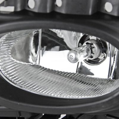 2007-2009 Mazda 3 Sedan H11 Fog Lights Kit Chrome Housing/Clear Lens