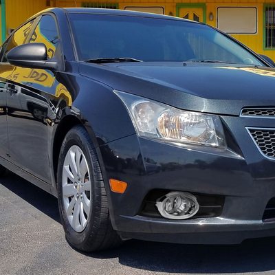 2011-2014 Chevrolet Cruze H8 Fog Lights Kit Chrome Housing/Clear Lens