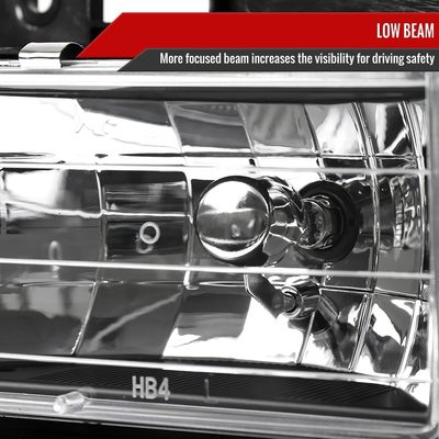 1994-1998 GMC C10 Sierra Yukon Factory Headlights Bumper&Corner Lamp