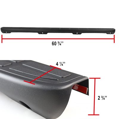 1999-2007 Chevy Silverado/GMC Sierra Black ABS OE Tailgate Cap Protector Cover