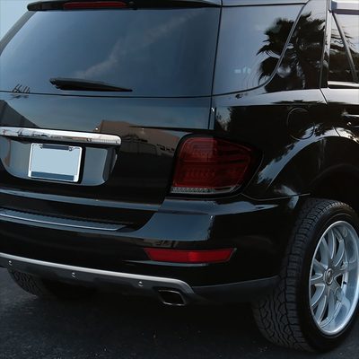 2006-2011 Mercedes Benz W164 ML Class LED Tail Lights Chrome/Red Smoke Lens