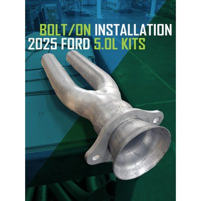 Ford, 2021-2026, 5.0L - Stainless - MPI Exhaust Cat-Back Dual Stainless Kit